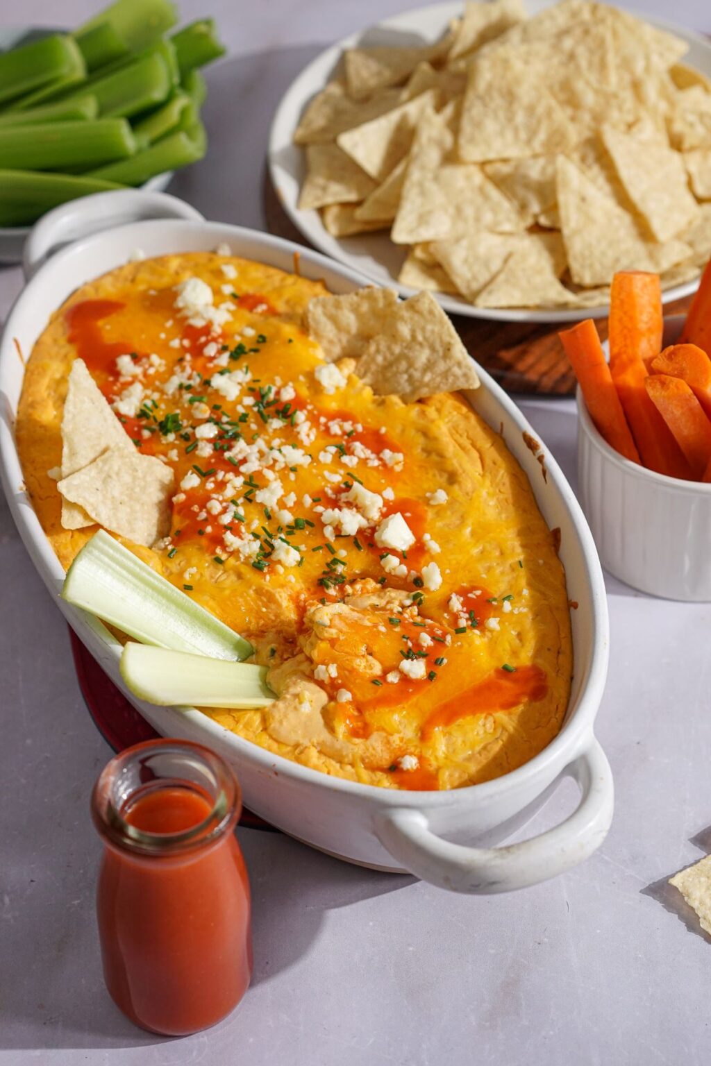 The Best Vegetarian Buffalo Dip - Nutrition Daily